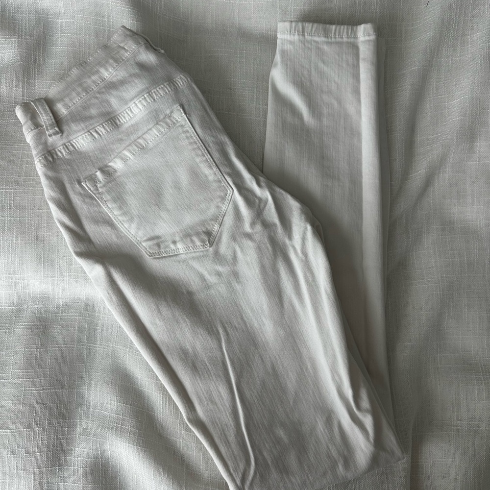 White Skinny Jeans for Women - Stretch Slim Fit